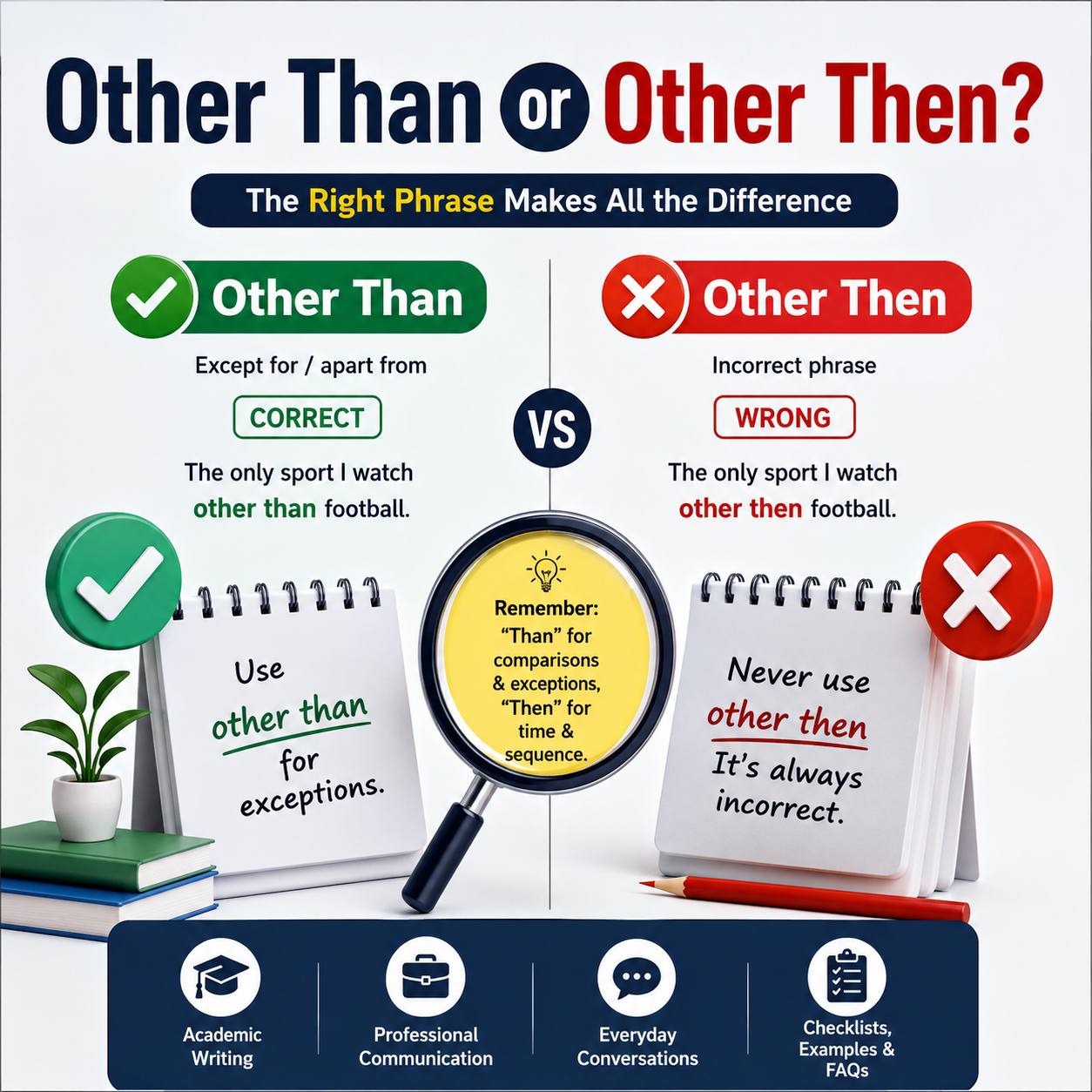 other than or other then