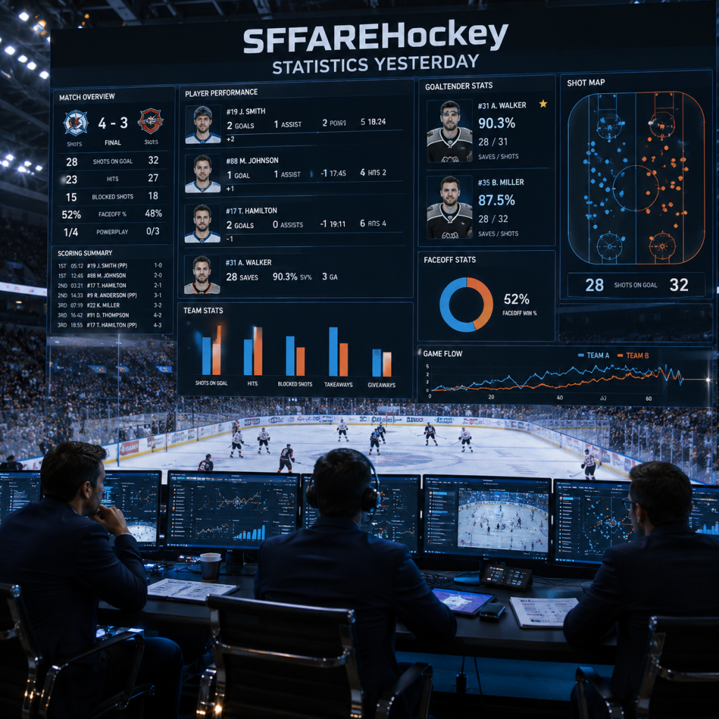 SFFAREHockey Statistics Yesterday Full Match Analysis