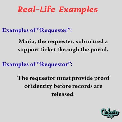 requester vs requestor