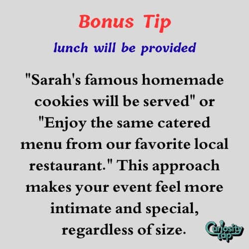 lunch will be provided