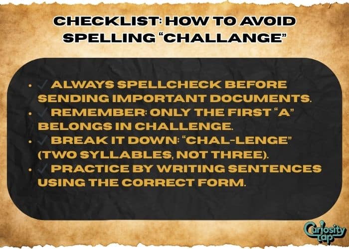 challange or challenge