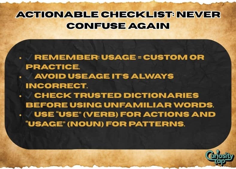 Usage or Useage